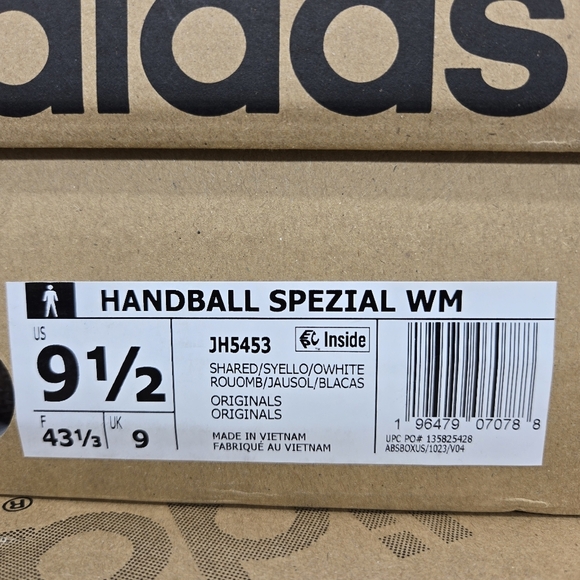 adidas Handball Spezial Weltmeister JH5453 Shadow Red Solar Yellow Shoe Size 9.5 main image 6
